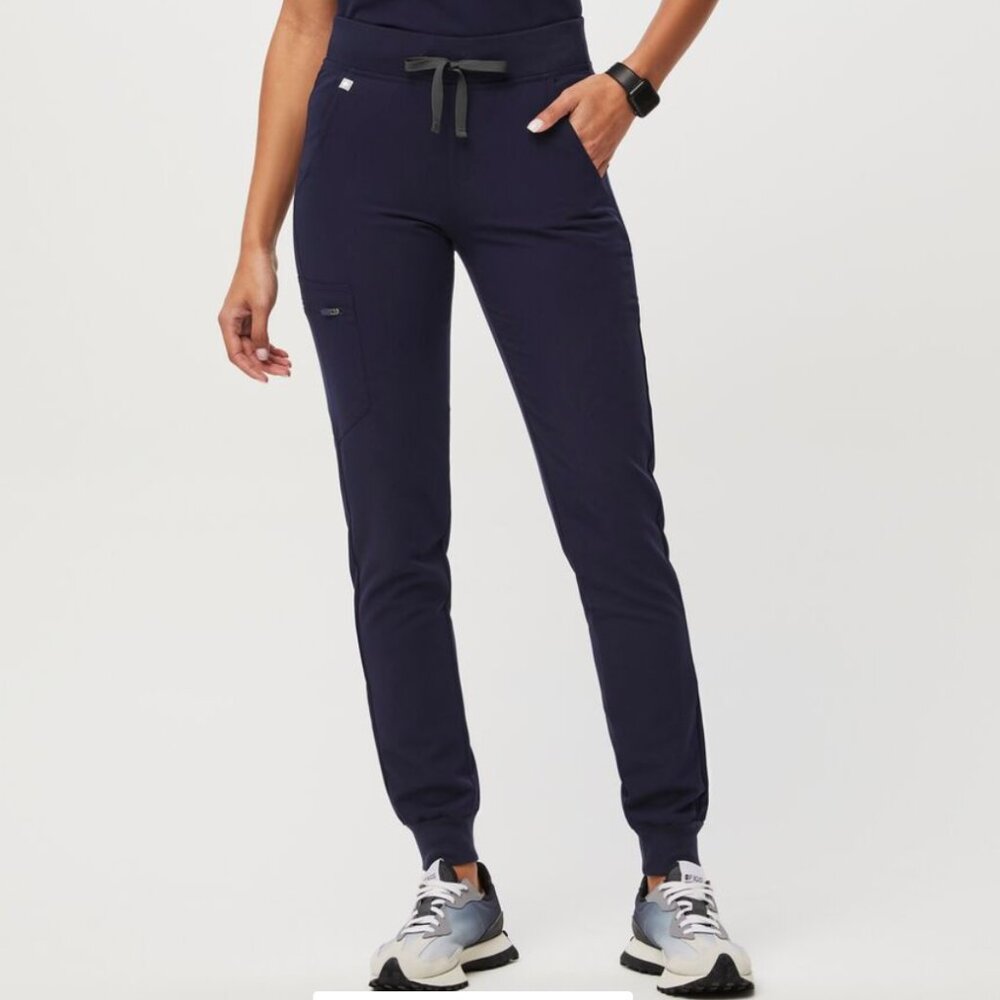 Figs Zamora Jogger Scrub Pants Navy Small Tall